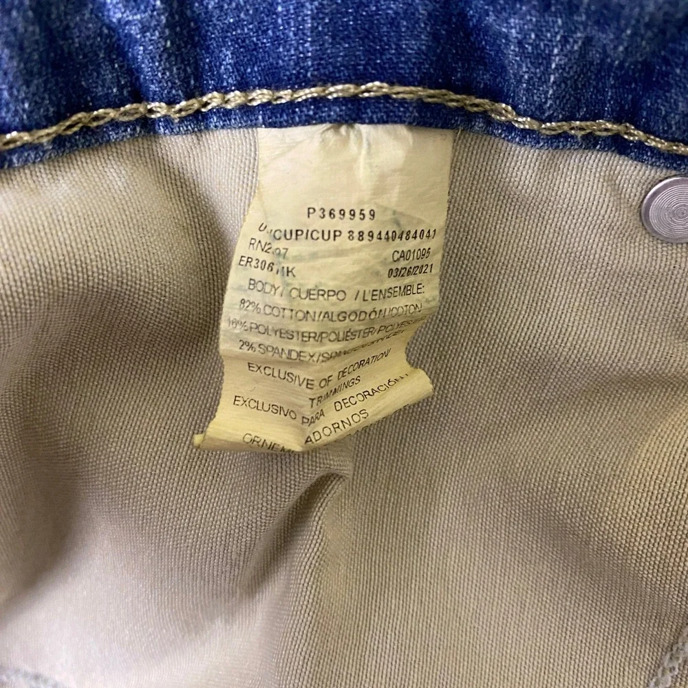 Genuine Dickies Mens Blue Denim Shorts Size 40 Regular Fit Stretch *Stain spots*